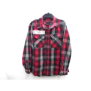 FIVEBROTHER Heavy Weight Flannel Lumberjack Button up Shirt Mens Size XL-R